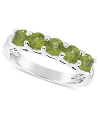 Garnet (1-1/2 ct. t.w.) Ring Sterling Silver (Also Available Peridot & White Topaz)