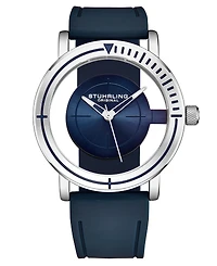 Men's Rubber Silicone Strap Watch 42mm