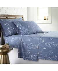 Southshore Fine Linens Modern Foliage Ultra Soft 4-Pc. Sheet Set, Full