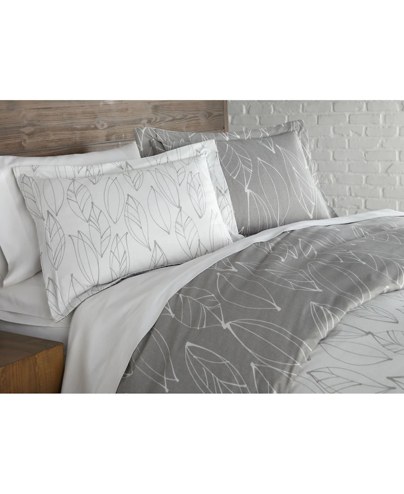 Southshore Fine Linens Modern Foliage Ultra Soft Duvet Cover Set, King