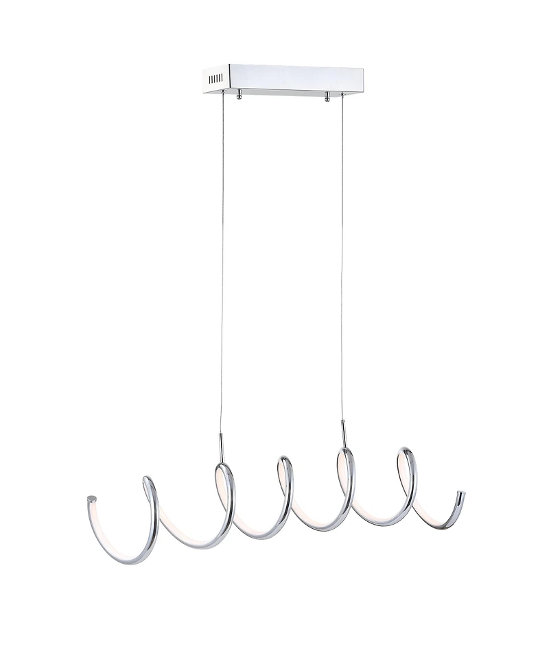 Ali 31" Dimmable Adjustable Integrated Led Linear Pendant