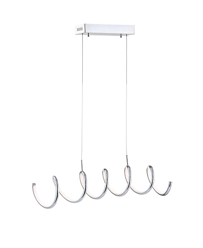 Ali 31" Dimmable Adjustable Integrated Led Linear Pendant