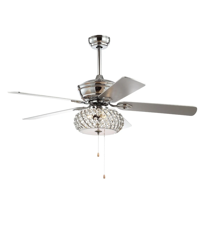 Crista 52" 3-Light, Wood Led Ceiling Fan