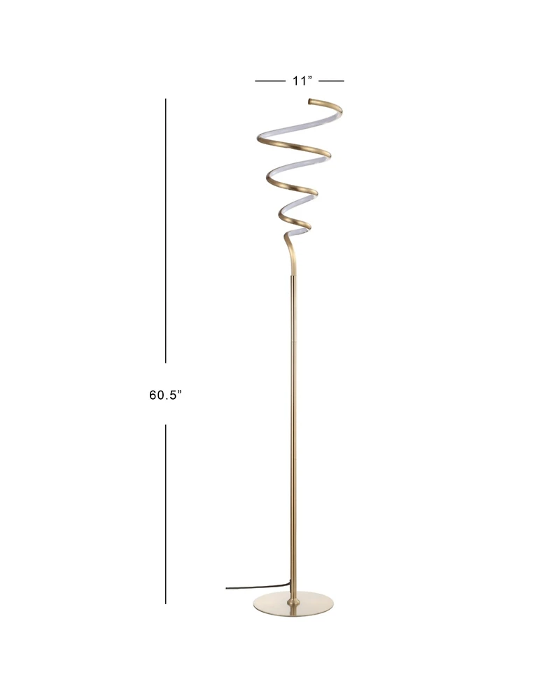 Scribble 60.5" Modern Dimmable Integrated Led Floor Lamp