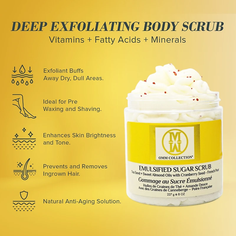 Omm collection Emulsified Sugar Scrub