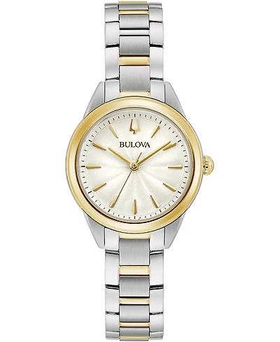 Bulova Women's Sutton Two-Tone Stainless Steel Bracelet Watch 28mm