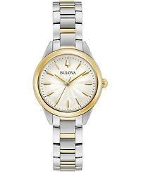 Bulova Women's Sutton Two-Tone Stainless Steel Bracelet Watch 28mm
