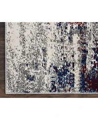 Long Street Looms Samuel SAM15 Multi 2'2" x 7'6" Runner Rug