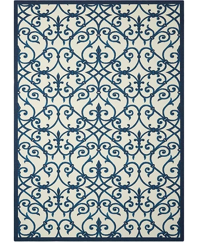 Long Street Looms Backyard BAC093 4'4" x 6'3" Outdoor Area Rug