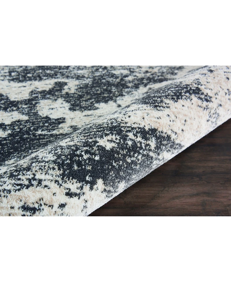 Long Street Looms Samuel SAM07 Ivory 5'3" Round Area Rug