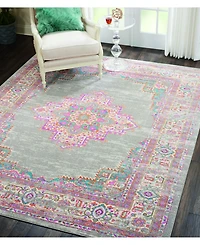 Long Street Looms Zeal ZEA03 Gray 9' x 12' Area Rug