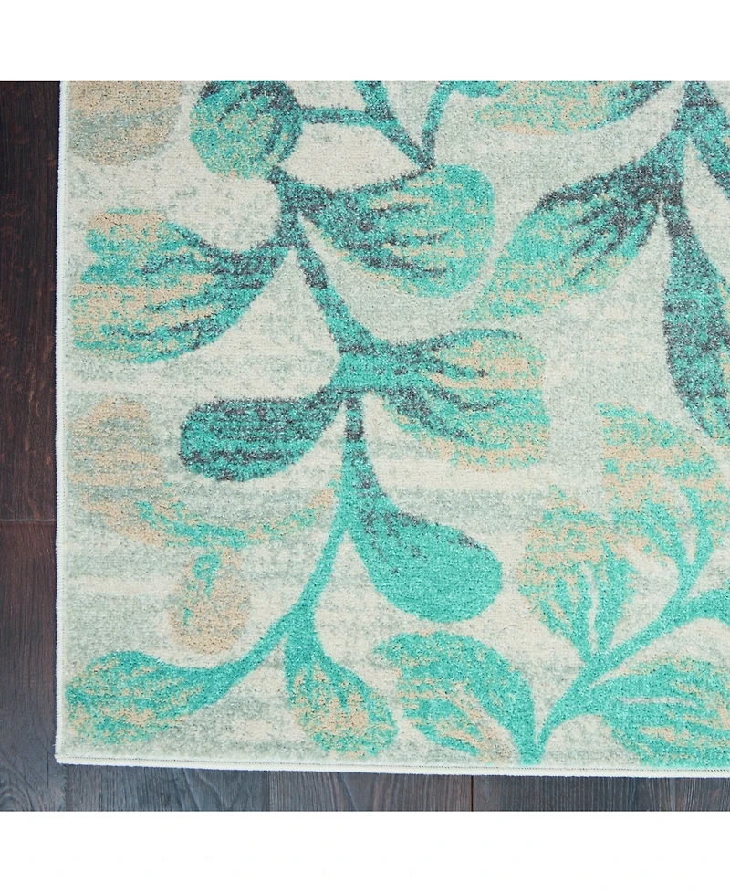 Long Street Looms Peace PEA03 Ivory 4' x 6' Area Rug
