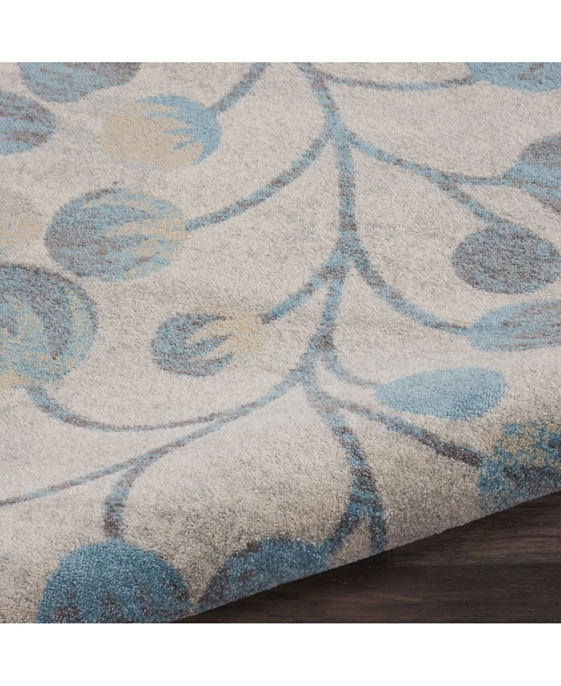 Long Street Looms Peace PEA03 Ivory 8' x 10' Area Rug