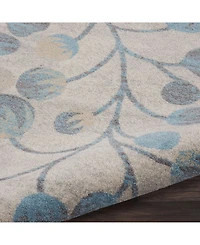 Long Street Looms Peace PEA03 Ivory 8' x 10' Area Rug