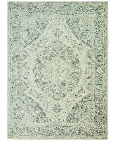 Long Street Looms Peace PEA05 Ivory 4' x 6' Area Rug