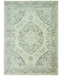 Long Street Looms Peace PEA05 Ivory 6' x 9' Area Rug