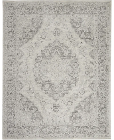 Long Street Looms Peace PEA05 Ivory 8'10" x 11'10" Area Rug
