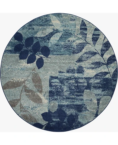 Long Street Looms Peace PEA01 5'3" Round Area Rug
