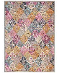 Long Street Looms Zeal ZEA21 Multi 5'3" x 7'3" Area Rug