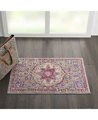 Long Street Looms Zeal ZEA22 Gray 1'10" x 2'10" Area Rug