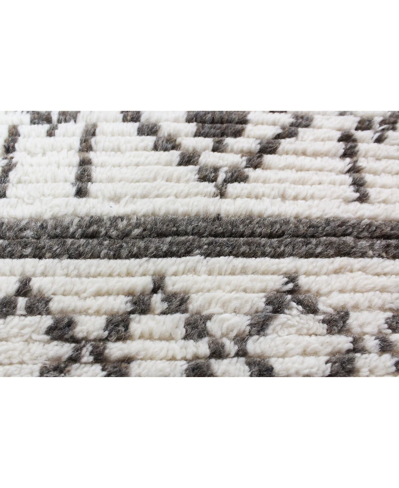 Closeout! Bashian Natural Wool M133 Ivory 3'6" x 5'6" Area Rug
