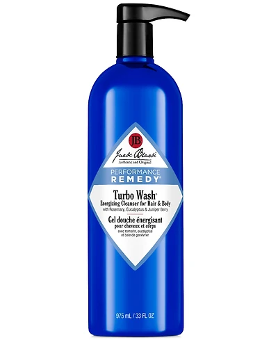 Jack Black Turbo Wash Energizing Cleanser for Hair & Body, 33 oz.