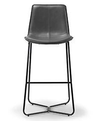Glamour Home Set of 2 Amery Iron Frame Vintage-like Bar Stool