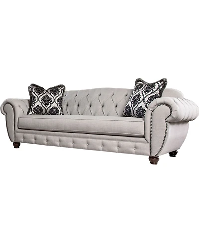 Furniture of America Vaeda Upholstered Sofa