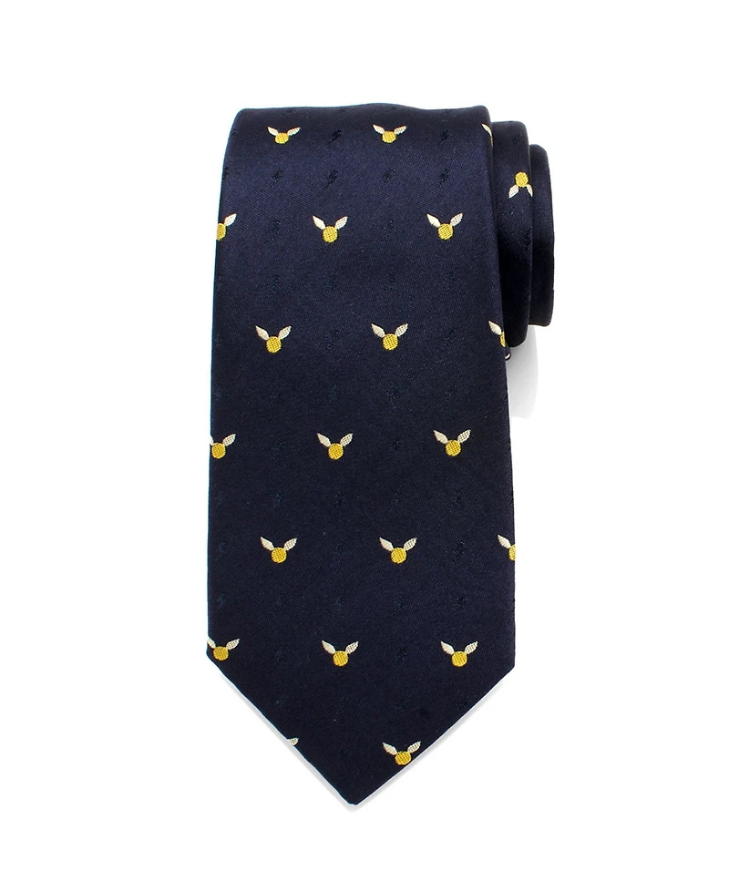 Harry Potter Golden Snitch Dot Men's Tie