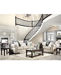 Furniture of America Nevadan Upholstered Love Seat