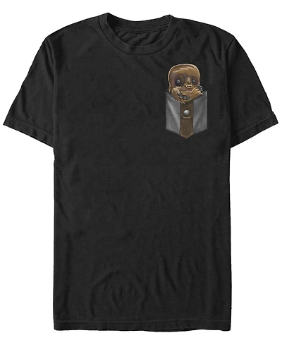 Fifth Sun Star Wars Men's Chewie Cutie Pocket Short Sleeve T-Shirt
