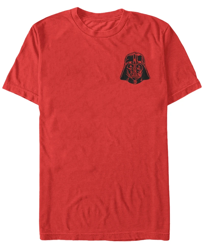 Fifth Sun Star Wars Men's Vader Detailed Pocket Helmet Short Sleeve T-Shirt