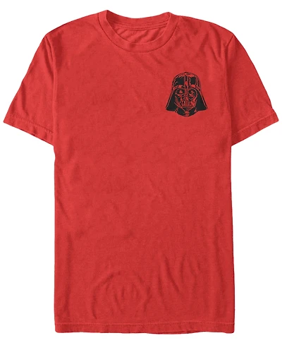 Fifth Sun Star Wars Men's Vader Detailed Pocket Helmet Short Sleeve T-Shirt