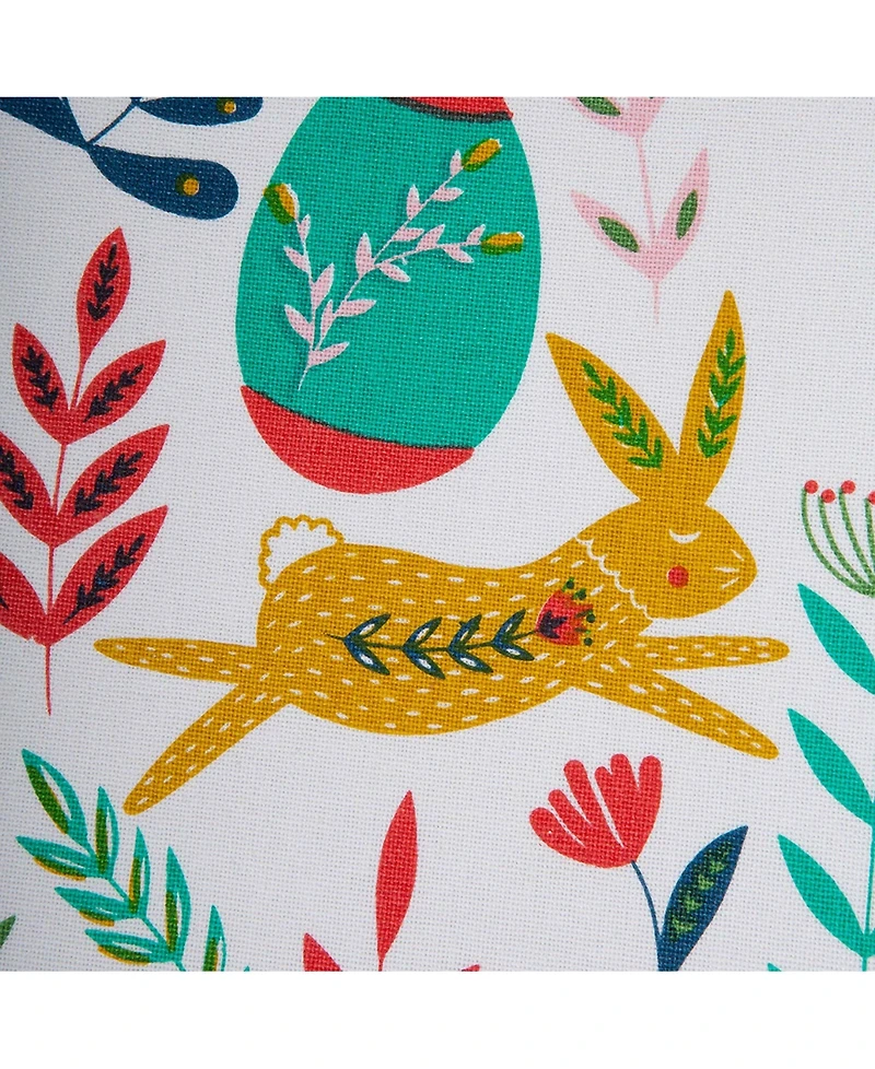 Design Imports Easter Folk Garden Embellished Table Runner, 14 x 72"