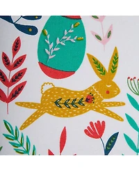 Design Imports Easter Folk Garden Embellished Table Runner, 14 x 72"