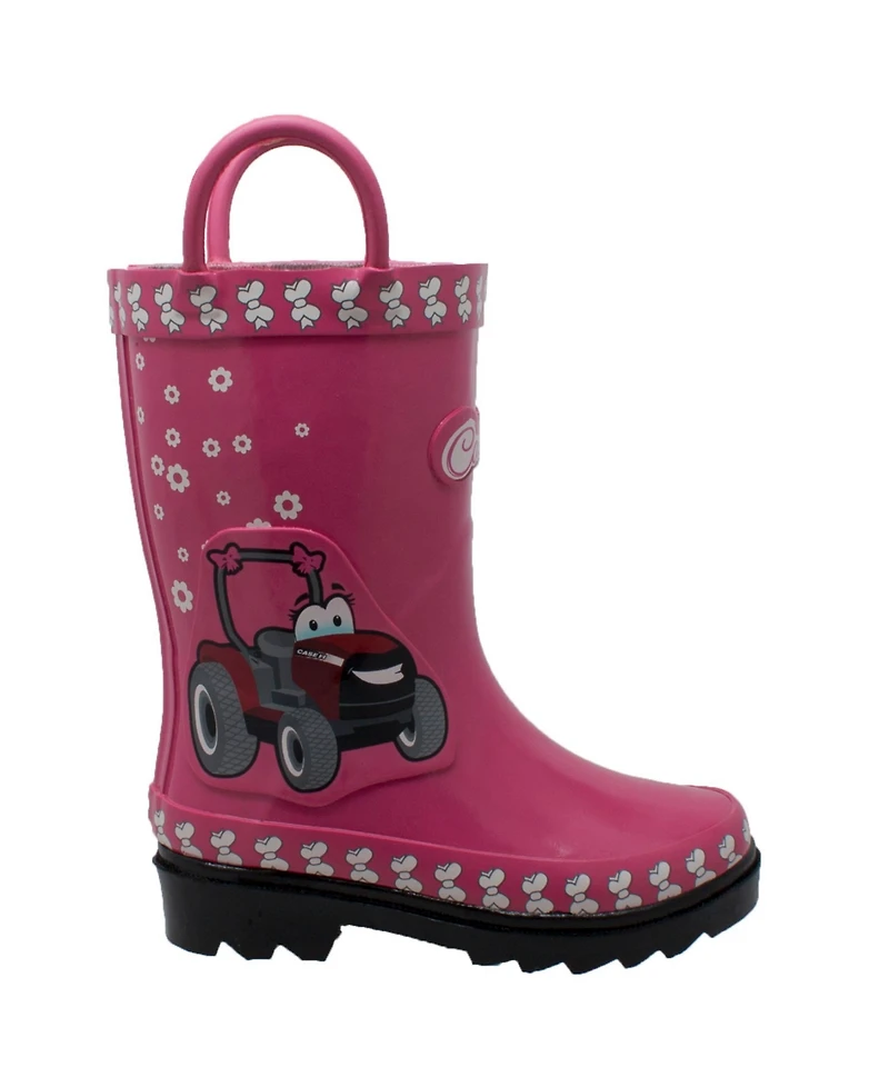 Case Ih Toddler Girls 3D Fern Farmall Rubber Boot