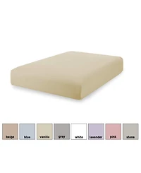Superity Linen 100% Cotton Breathable Fitted Sheet – Cream