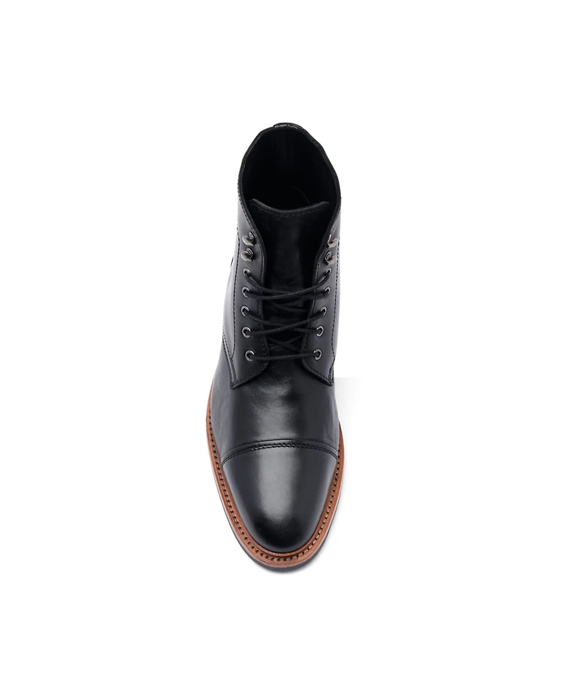 Anthony Veer Men's Ranveer Cap-Toe Rugged 6" Lace-Up Boots
