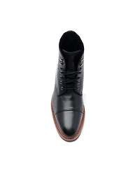 Anthony Veer Men's Ranveer Cap-Toe Rugged 6" Lace-Up Boots