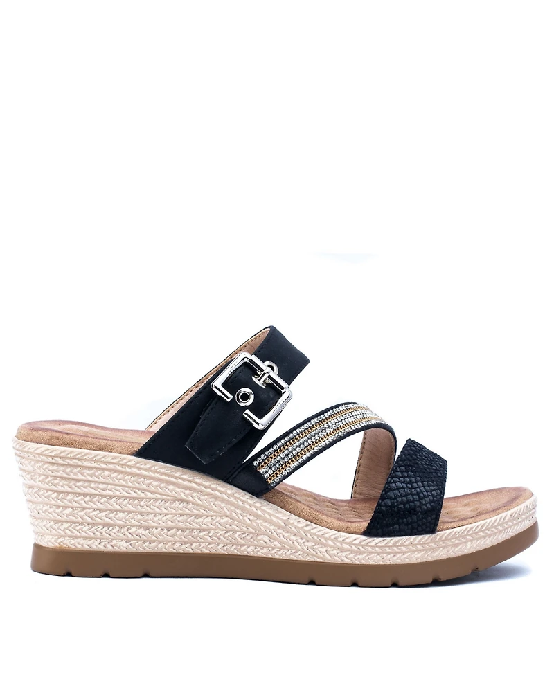 Gc Shoes Women's Monica Espadrille Wedge Sandals