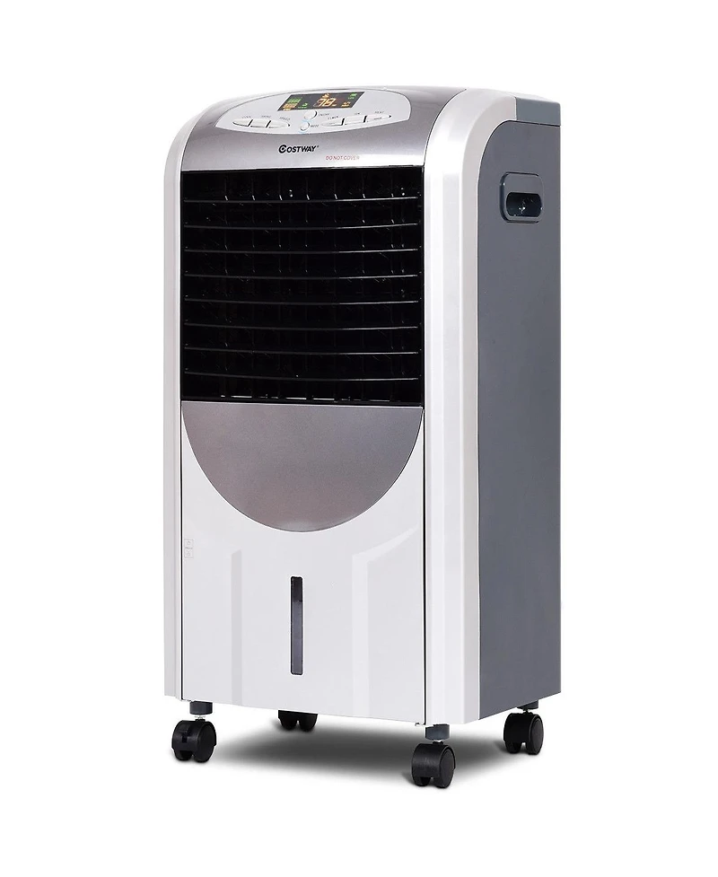 Portable Air Cooler Fan & Heater Humidifier with Washable Filter Remote Control