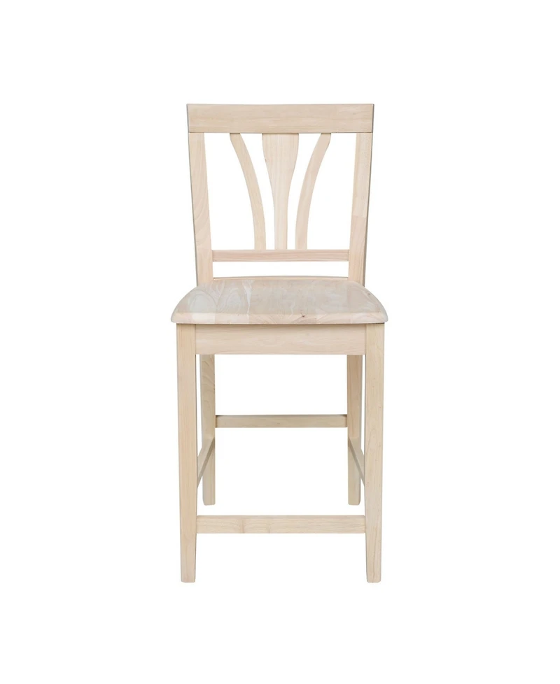 International Concepts Fanback Stool