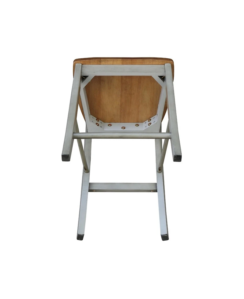 International Concepts X-Back Counterheight Stool