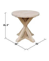International Concepts Sierra Round End Table