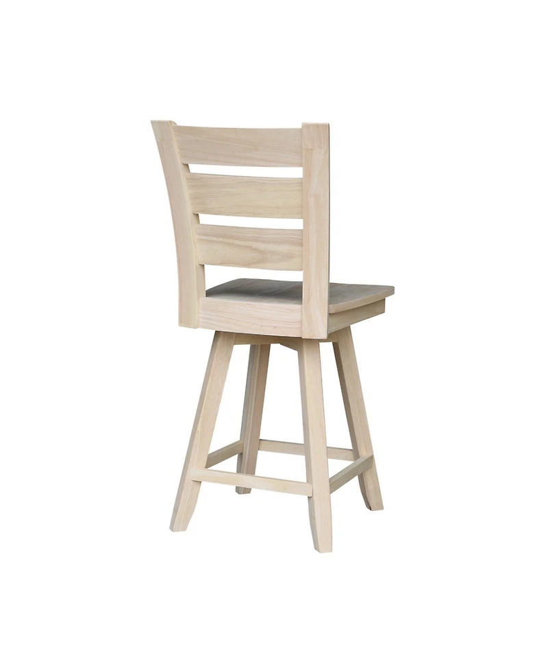 International Concepts Tuscany Counter height Stool with Swivel and Auto Return