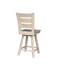 International Concepts Tuscany Counter height Stool with Swivel and Auto Return