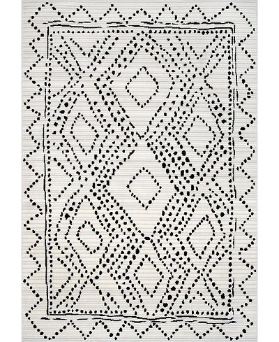 nuLoom Creek Contemporary Antonina Gray 5' x 8' Area Rug