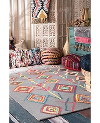 nuLoom San Miguel Hand Tufted Belini 5' x 8' Area Rug