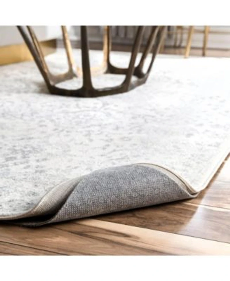 Nuloom Basic Pad Ultra Premium Eco Friendly Non Slip Felt Thick Gray Rug Pad