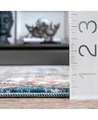 nuLoom Selina Kara Vintage-Inspired Gray 5'3" x 7'3" Area Rug